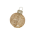 Kerstdeco Kerstbal Janel 20x28cm - goud