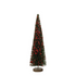 MICA Kerstdeco kerstboom met bessen 48x14cm - groen/rood
