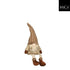 MICA Kerstdeco kabouter zittend - bruin