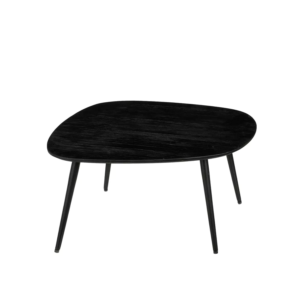 MICA Jailey bijzettafel L - zwart gerecycl. hout 1153353