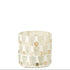 JLINE Theelichthouder cilinder - S 7,5x7,5x7,5cm - wit/ goud