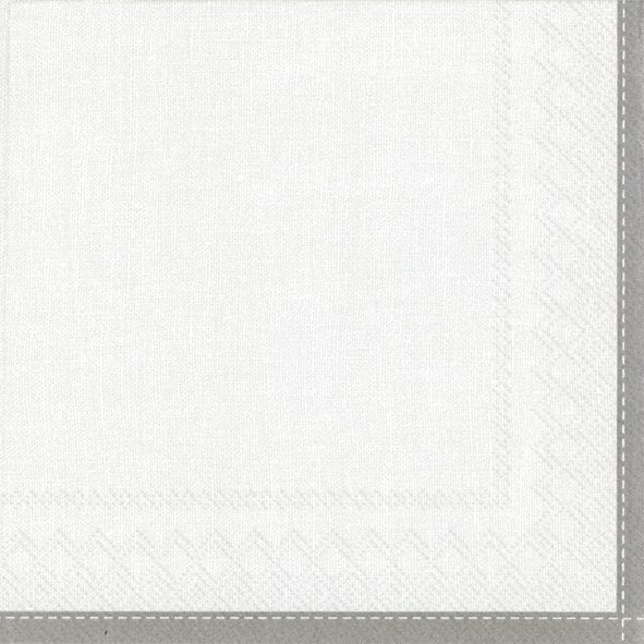 IHR Servetten 33x33cm - white linen