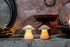 HOME SOCIETY LED kaars mushroom - S