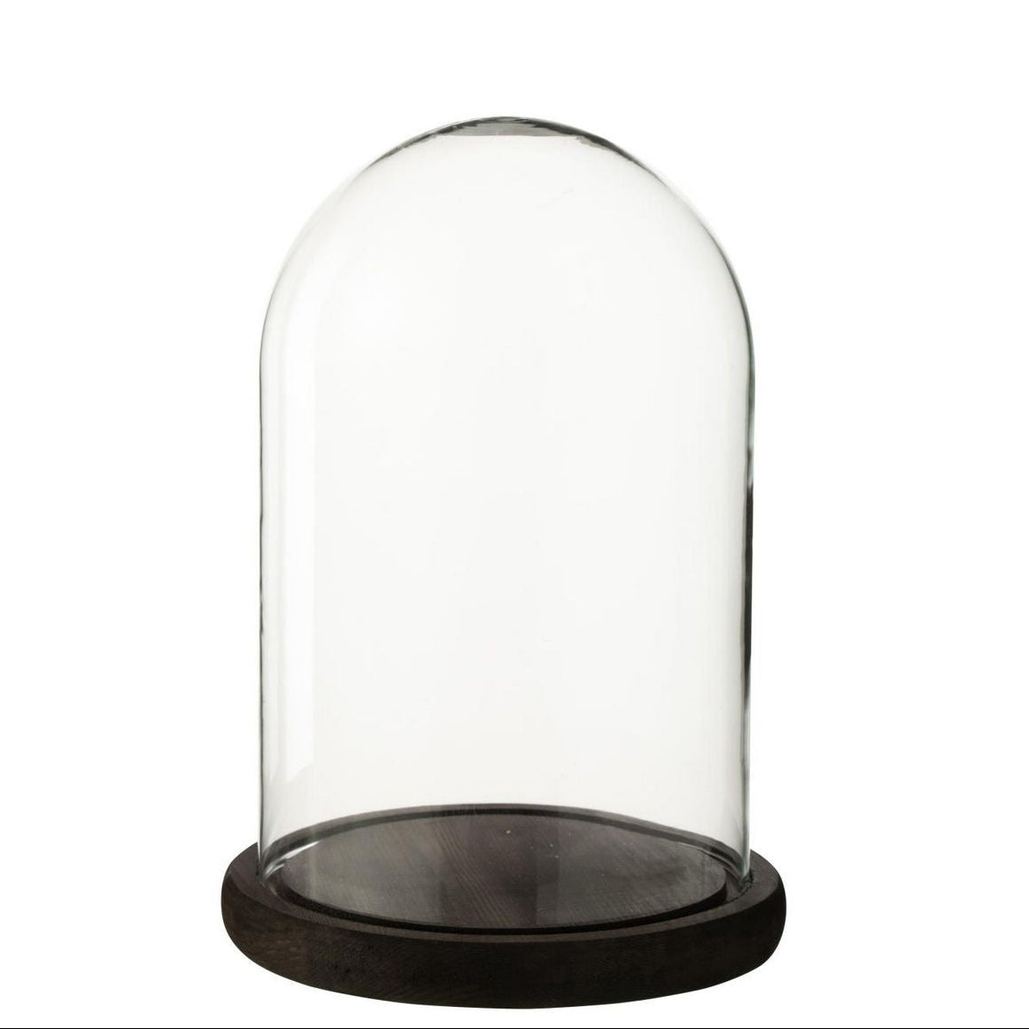 JLINE Stolp bel glas - M 17,5x26cm - d. bruin