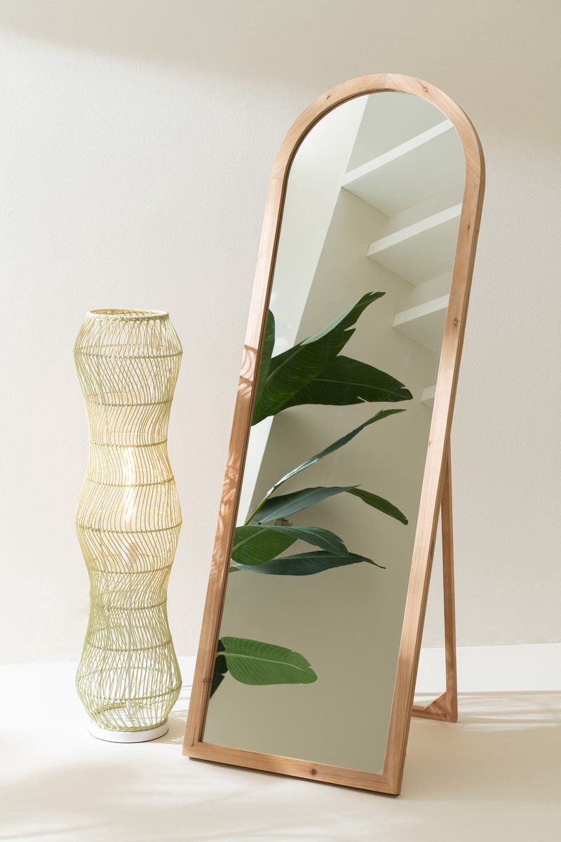 JLINE Spiegel staand - 52x162cm - sparrenhout