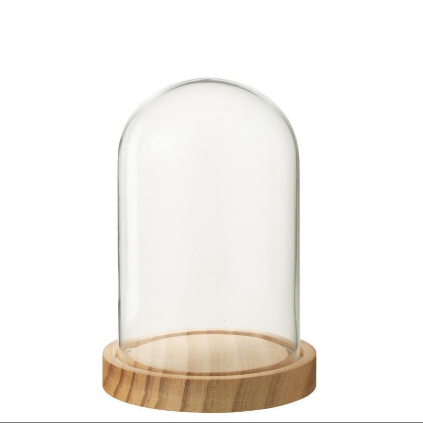 JLINE Stolp bel glas - S 11,5x16cm - naturel
