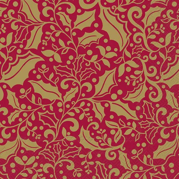 IHR Servetten 25x25cm - Christmas Sparkle gold 3944902419