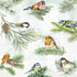IHR Servetten 33x33cm - Charming Birds green 4081101220