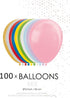 FIESTA 100 ballonnen 30cm - gemengde kleuren