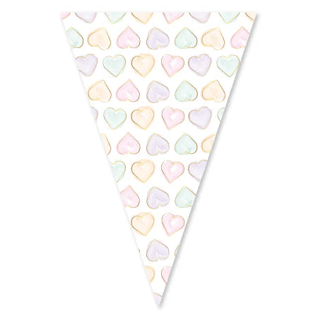 FIESTA Vlaggenlijn 6M - watercolors hearts