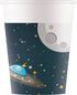 FIESTA papieren bekers 200ml 8st - Rocket Space
