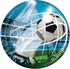 FIESTA Papieren borden medium 20cm 8st - voetbalfans