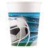 FIESTA papieren bekers 200ml 8st - Voetbal fans