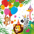 FIESTA 2-laags papieren Luncheon Servetten 33x33cm FSC - Jungle Ballonnen