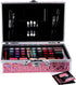 Cosmetica koffer met geo roze finish