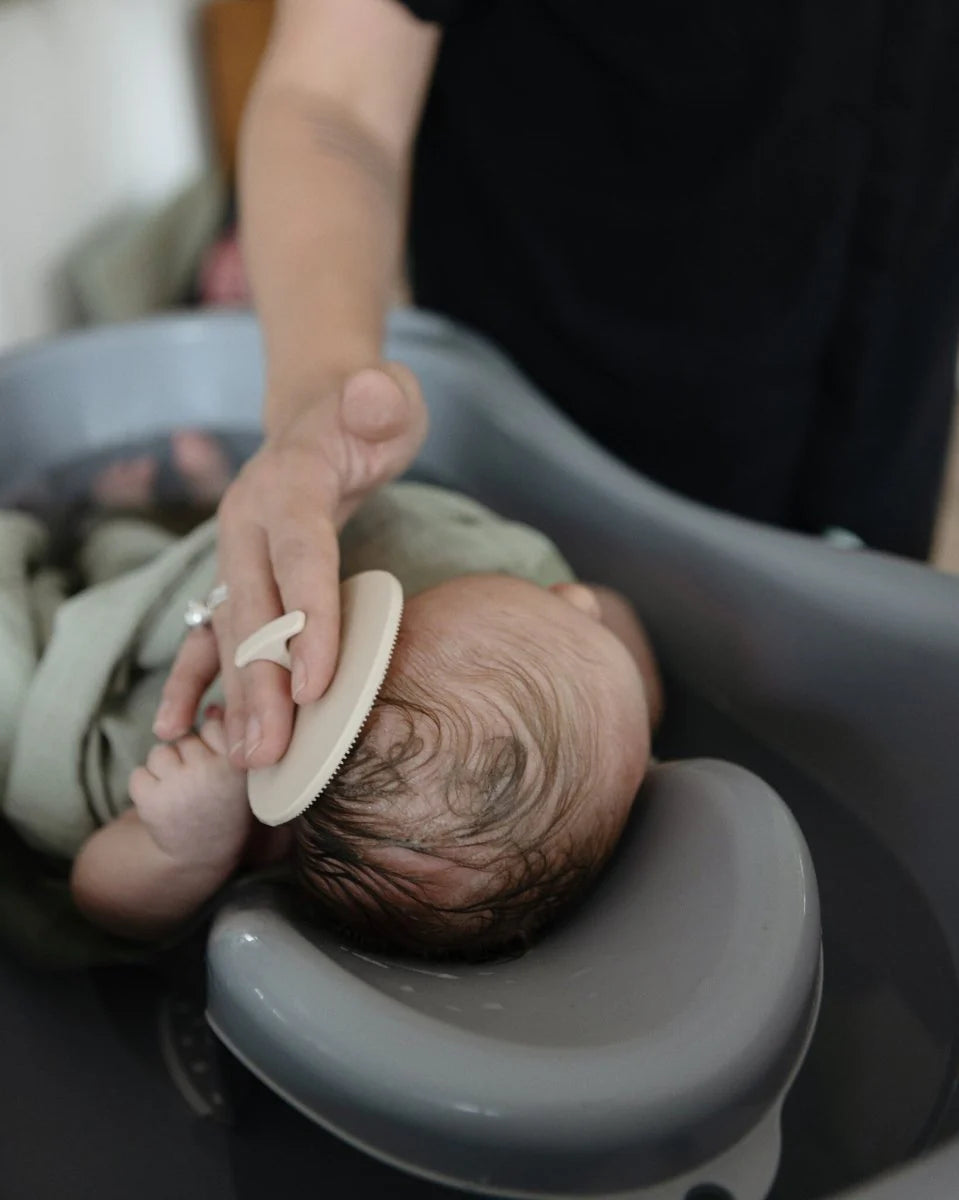 MUSHIE Babyborstel 2st - tradewinds/periwinkle