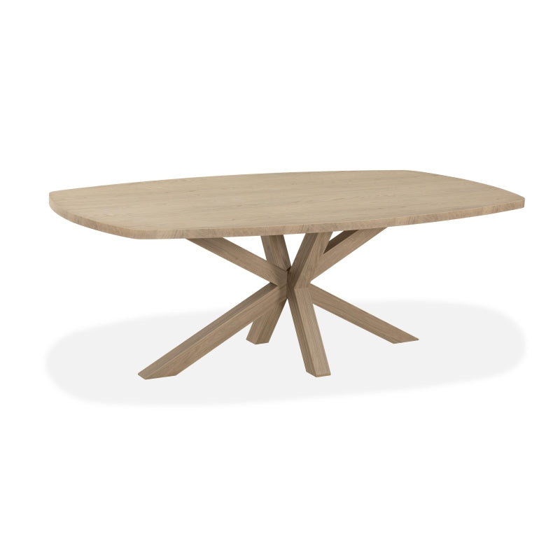 UTAH Tafel Deens ovaal - 220x120cm - blond oak/ lamulux rand matching 10115585