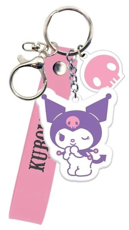 SANRIO Sleutelhanger - Kuromi pink