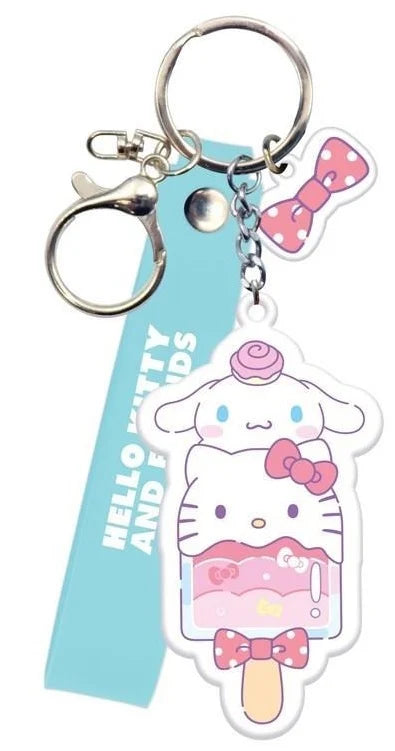 SANRIO Sleutelhanger - Hello Kitty blue