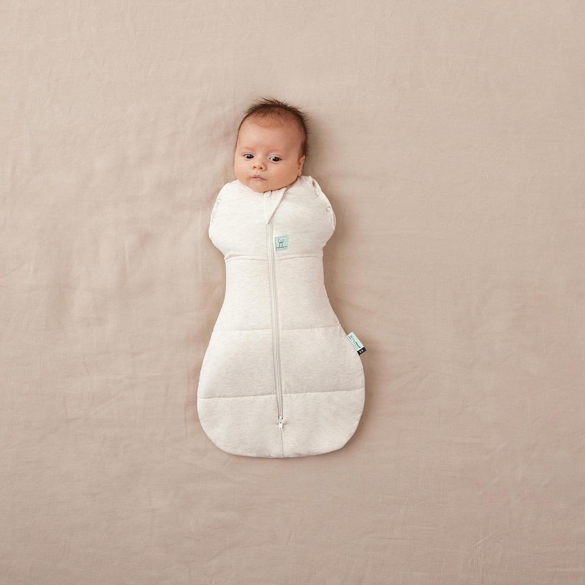 ERGOPOUCH Cocoon inbakerslaapzak TOG 2.5 - Oatmeal Marle - 6/12m