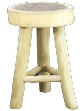 Deco kruk wood- 30x45cm - naturel