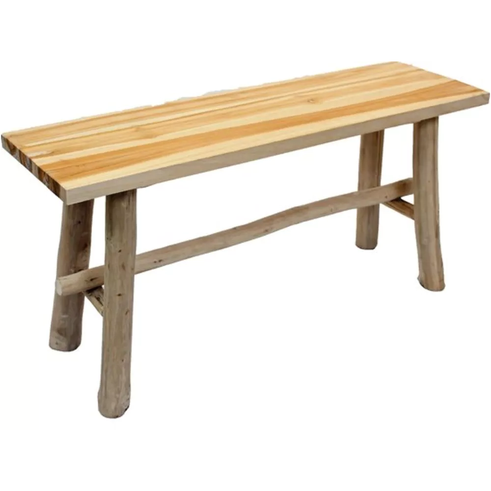 Bank teak - 98x38x40cm - naturel