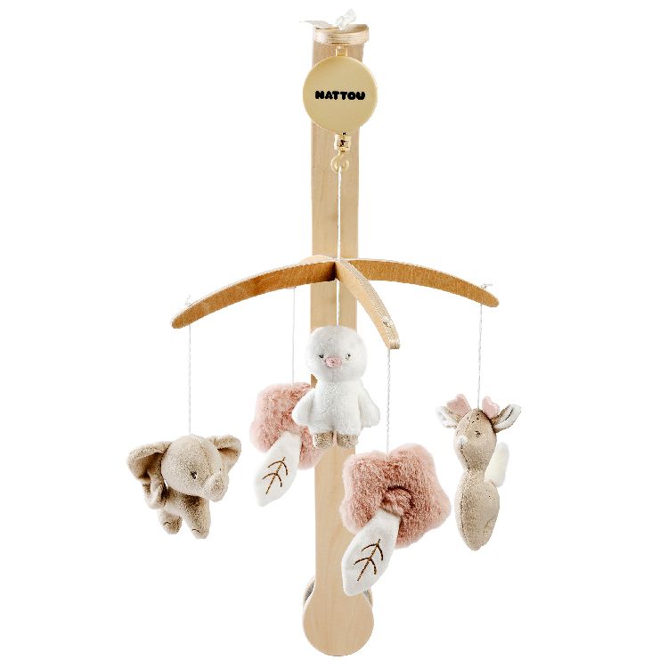 NATTOU Fanfan houten boxmobiel m/muziek