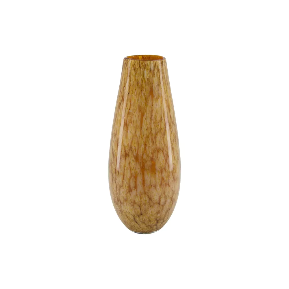 DKNC Vaas glas - 16x36,5cm - bruin