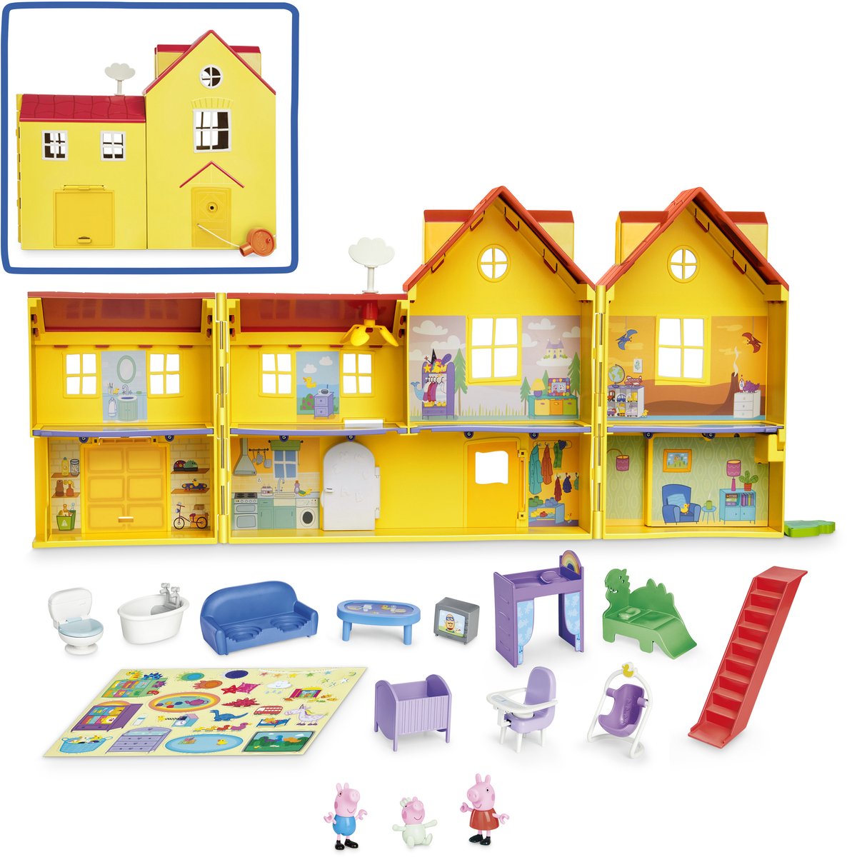 HASBRO Peppa Pig familie huis - uitklapbaar huis