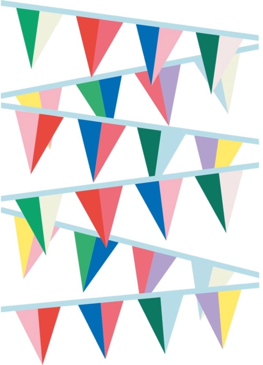 ENGEL. Vlaggenlijn circus - 12m 24 vlaggen