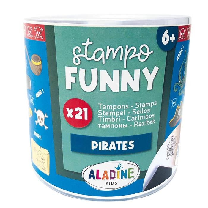 ALADINE Stempels - Funny piraten