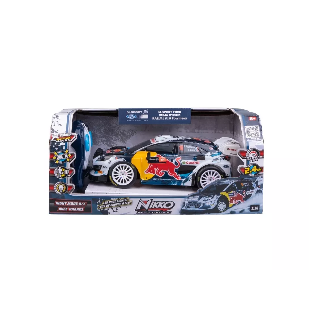 NIKKO Night mode RC M-Sport Ford Puma hybrid rally 1 #16 F
