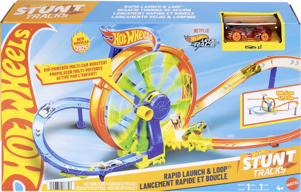 HOT WHEELS - Rapid launch and loop