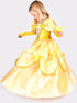 DEN GODA FEN Verkleed jurk geel met accessoires - 2/4jaar