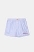 WOODY Kirilove meisjes shortama - blauw gestreept - 14j.