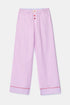 WOODY Kirilove meisjes pyjama - roze gestreept - 12j.