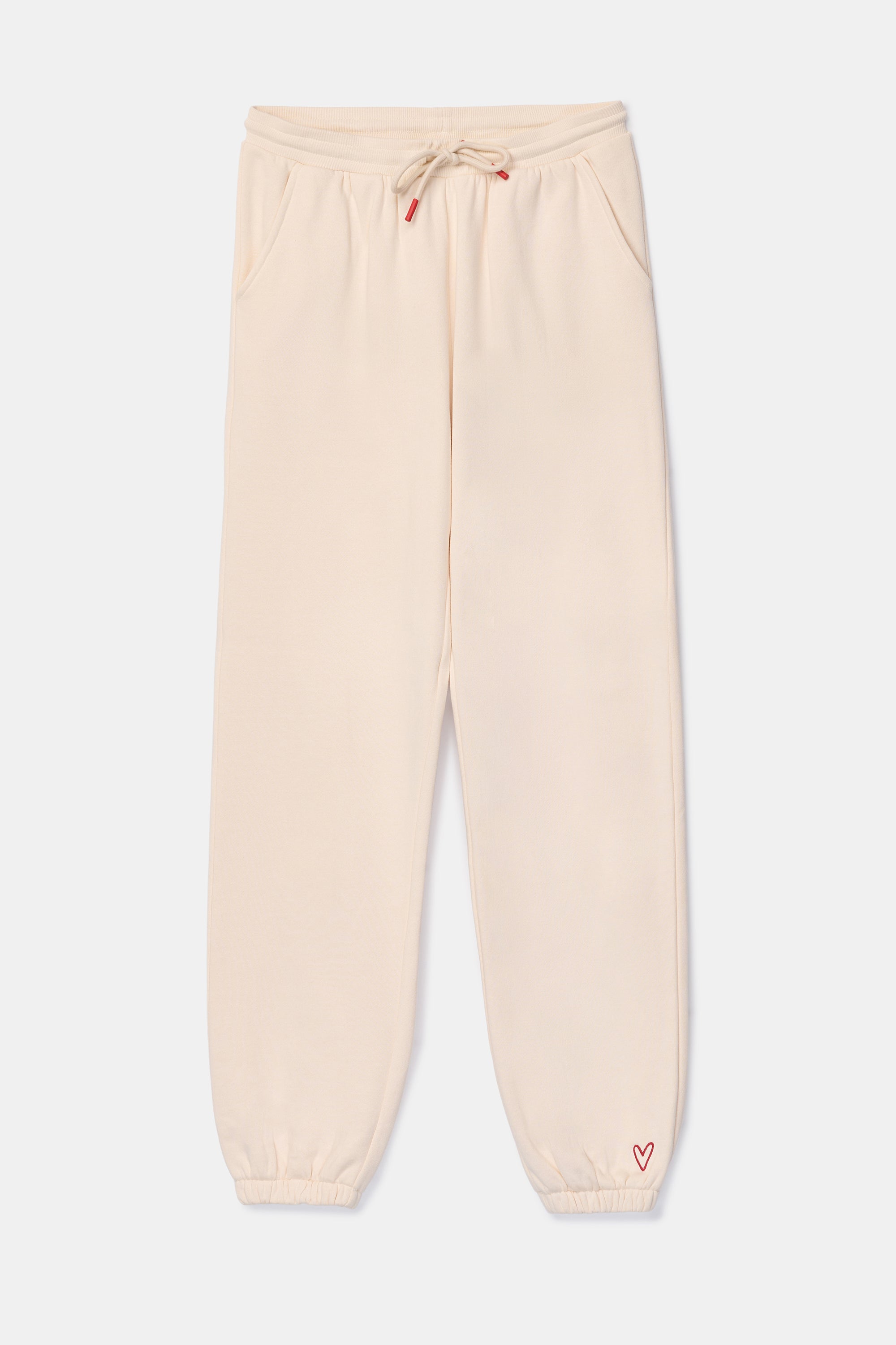 WOODY Kirilove meisjes broek - gebroken wit - 14j.