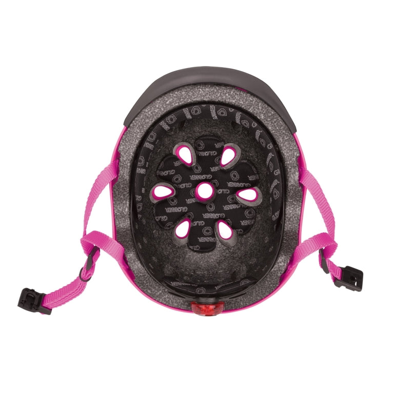 GLOBBER Helm elite lights - deep pink flowers