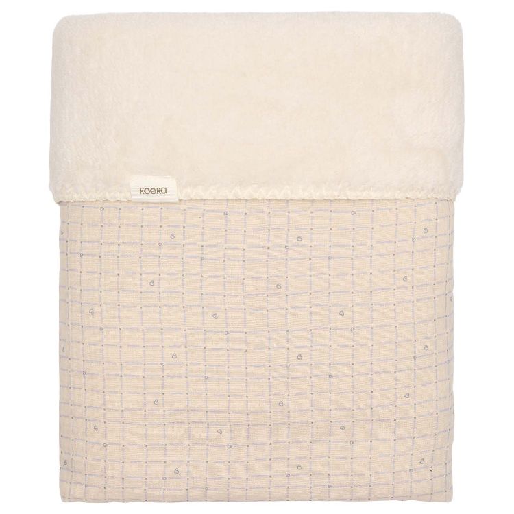 KOEKA Lind Wiegdeken teddy warm white, 75x100