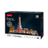 CUBIC FUN Puzzel 3D - City Line Paris LED