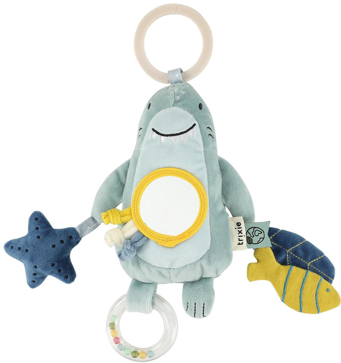 TRIXIE Mr. Shark - hangend activiteitenspeeltje