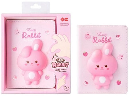 LAZY STARS Squishy notitieboek - rabbit