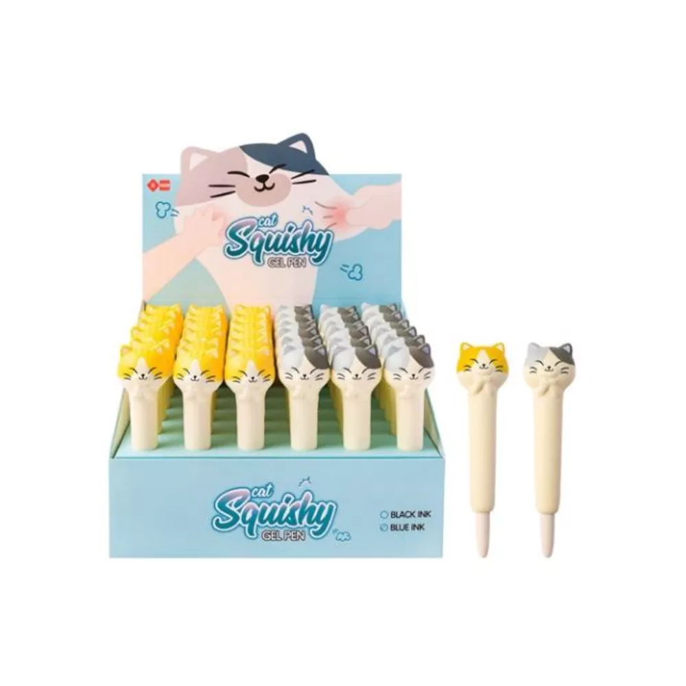 LAZY STARS Squishy gelpen - cat