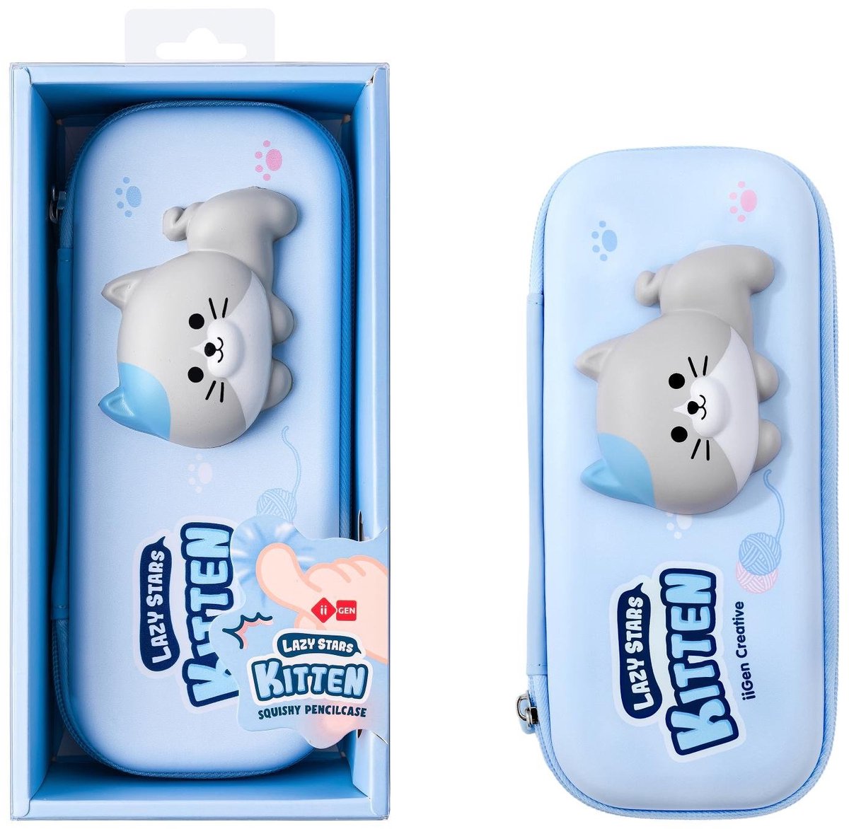 LAZY STARS Squishy pennenzak - cat