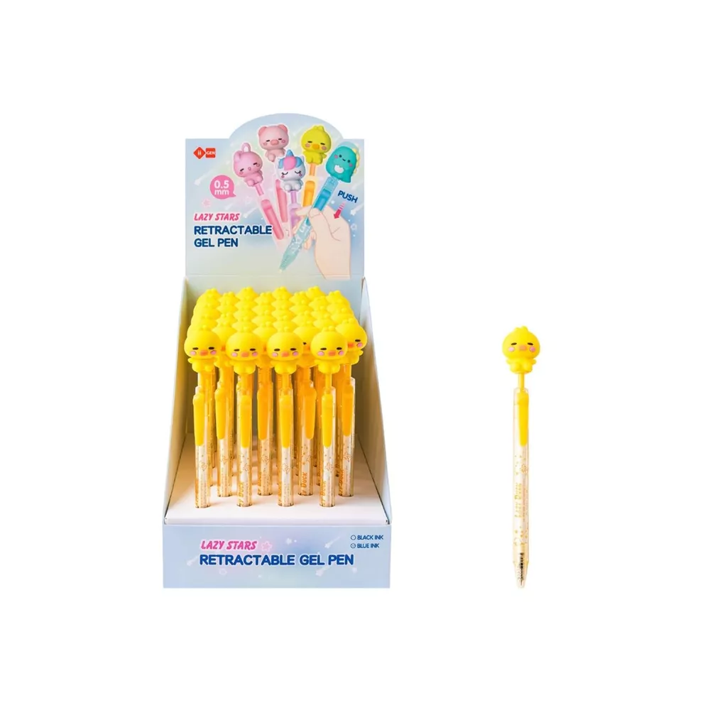 LAZY STARS Gelpen - duck ass.  (prijs per stuk)