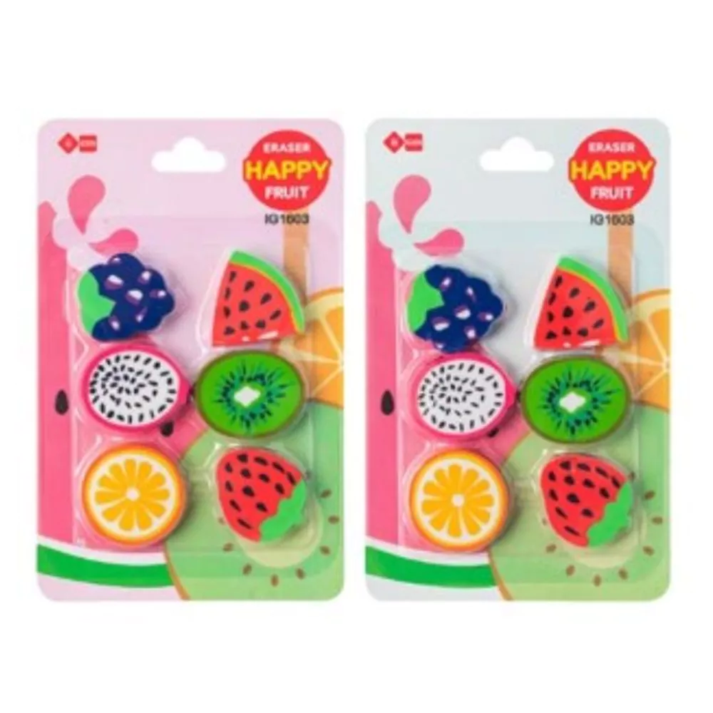TPR Gum fruit design - ass.  (prijs per stuk)