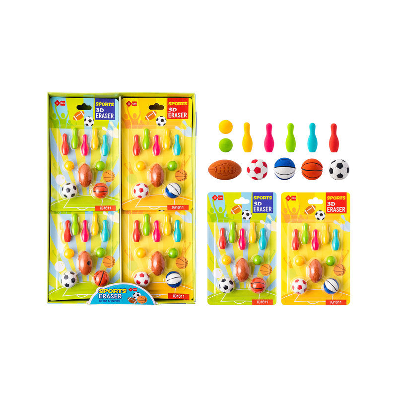 TPR Gum bal design - ass.  (prijs per stuk)