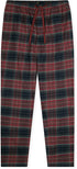 SCHIESSER Heren lange broek flanel - donkergroen/geruit - L