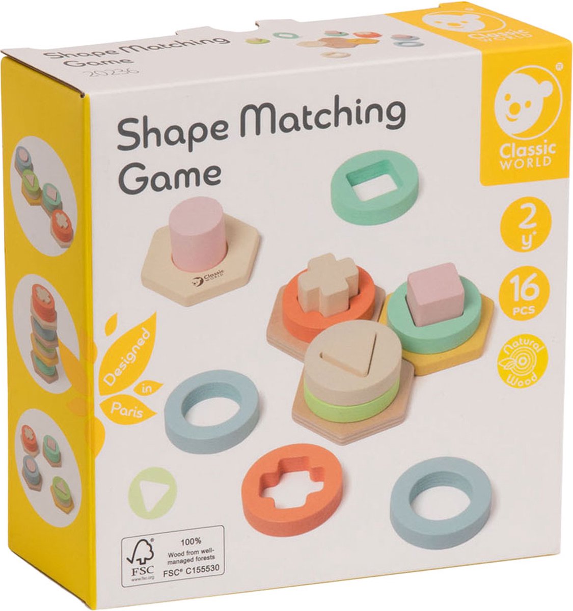 CLASSIC WORLD Sorteerspel vormen 10113278