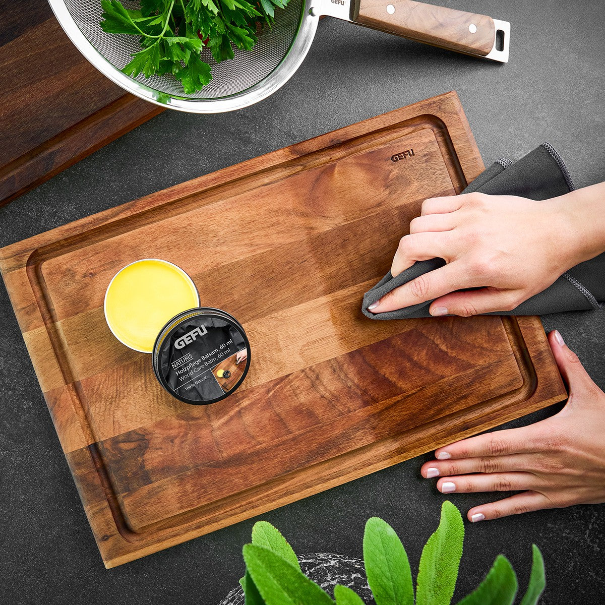 GEFU Balsem voor houten snijplanken - 60ml (1=10)